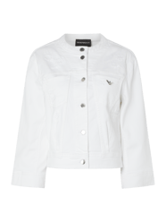 Jeansjack met used-look van Emporio Armani Wit - 16