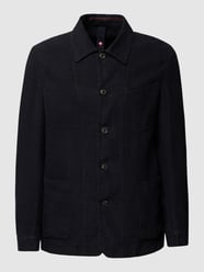 Hemdjacke aus Leinen von CG - Club of Gents Blau - 14
