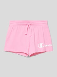 Sweatshorts mit Label-Print von CHAMPION Rosa - 30