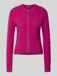 Strickjacke aus Leinen-Kaschmir-Mix mit Zopfmuster von Polo Ralph Lauren - 10