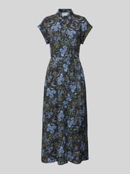 Hemdblusenkleid aus Viskose mit Bindegürtel von Jake*s Casual - 23