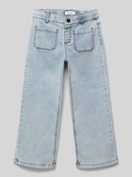 Jeans met opgestikte steekzakken, model 'ROSE' van Lil Atelier - 3