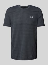 T-Shirt mit Label-Print Modell 'Seamless' von Under Armour Grau - 44