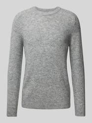 Strickpullover mit Rundhalsausschnitt Modell 'RAI' von SELECTED HOMME Grau - 19