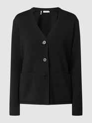 Cardigan aus Schurwolle  von MAERZ Muenchen Grau / Schwarz - 32