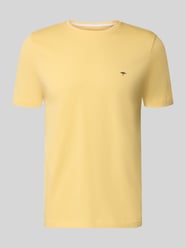 T-shirt met ronde hals en labelstitching van Fynch-Hatton - 38