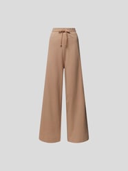 Lounge-Hose mit Label-Stitching von Lala Berlin Braun - 37