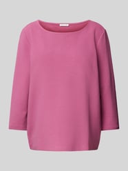 T-shirt in riblook van Tom Tailor Fuchsia - 19