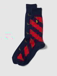 Socken mit Label-Details Modell 'PHEASANT' im 2er-Pack von Polo Ralph Lauren Underwear Blau - 28