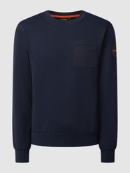 Sweatshirt mit Brusttasche Modell 'Nynorsk' von Napapijri Blau - 16