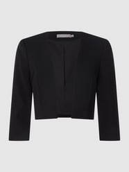 Bolero aus Krepp  von Christian Berg Cocktail Grau / Schwarz - 9