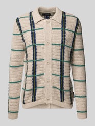 Regular Fit Strickjacke aus Baumwoll-Mix von Marc O'Polo Beige - 21