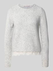 Regular fit pullover met mohairgehalte van Christian Berg Woman Selection Beige - 8