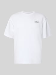 T-shirt o kroju regular fit z Mieszanka bawełny Model 'CASPIAN' od ONLY & SONS - 3