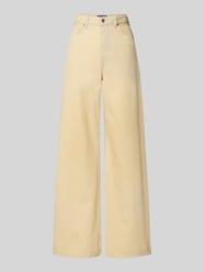 Jeans mit weitem Bein im Used-Look von Scotch & Soda Beige - 30