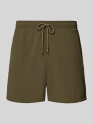 Spodenki kąpielowe o kroju regular fit z wyhaftowanym logo od Tommy Hilfiger - 32