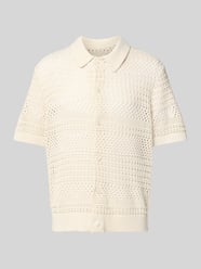 Bluzka z dzianiny o kroju regular fit z listwą guzikową od JACK & JONES Premium - 6