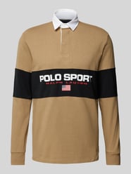 Classic Fit Poloshirt mit Label-Print von Polo Sport Grün - 8