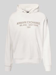 Hoodie mit Label-Print von Armani Exchange - 48