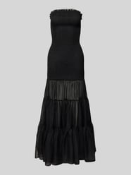 Abendkleid mit Smok-Details Modell 'AZURA' von Bardot - 26