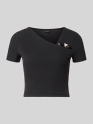 T-Shirt mit asymmetrischem Ausschnitt Modell 'KAROLE' von GUESS - 15