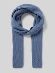 Schal mit Strukturmuster von Tommy Hilfiger Blau - 40