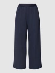 Spodnie dresowe z elastycznym pasem z logo model ‘ROSTOK’ od MaxMara Leisure Niebieski - 3