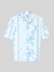 Relaxed Fit Freizeithemd aus Seersucker mit Logo-Stitching von adidas Originals - 4