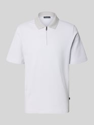 Regular Fit Poloshirt mit Reißverschluss von MAERZ Muenchen - 8
