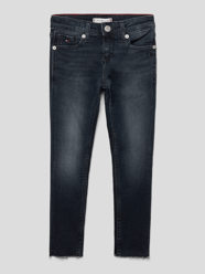 Skinny Fit Jeans mit Stretch-Anteil von Tommy Hilfiger Kids Blau / Türkis - 25