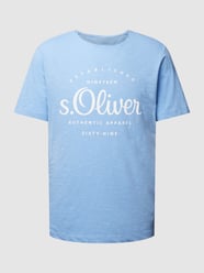 T-Shirt mit Label-Print von s.Oliver RED LABEL - 9