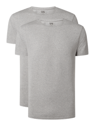 T-Shirt aus Baumwolle im 2er-Pack von camel active Grau - 41