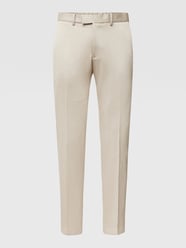 Hose mit Bügelfalten von Christian Berg Men Beige - 3