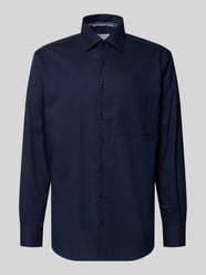 Regular fit zakelijk overhemd van katoen met kentkraag van ETERNA - 35