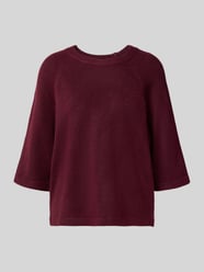 Gebreide pullover met 1/2-mouwen, model 'ORLEAN' van Soyaconcept Bordeaux - 14