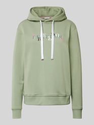 Hoodie mit Statement-Print von Christian Berg Woman Grün - 24