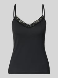 Slim Fit Top mit Spitzenbesatz von SKINY - 2