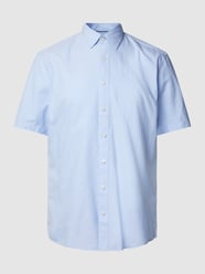 Slim Fit Freizeithemd aus Baumwolle mit Kentkragen von Jake*s Blau - 44