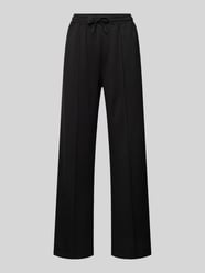 Flared stoffen broek met vaste persplooien van Scotch & Soda - 18