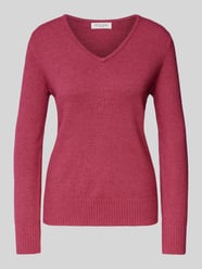 Strickpullover mit gerippten Abschlüssen von Christian Berg Woman Pink - 28