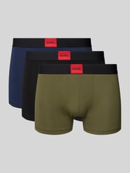 Boxershort van katoenmix in een set van 3 stuks, model 'GALAXY van HUGO - 4