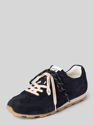 Niskie sneakersy z mieszanki zamszu model 'FABIANA 4B' od Marc O'Polo - 39