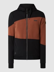 Sweatjack met capuchon, model 'Nykos' van Ragwear Zwart - 18