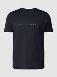 T-shirt PLUS SIZE z nadrukiem z logo model ‘ESTAR’ od Jack & Jones Plus Niebieski - 25