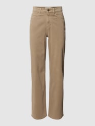 Straight Fit Jeans mit 5-Pocket-Design von Marc O'Polo Beige - 13