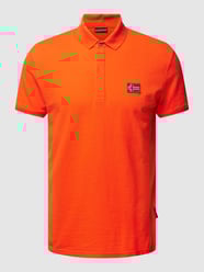 Poloshirt met logopatch, model 'Ebea' van Napapijri Rood - 41