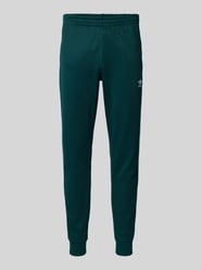 Slim fit sweatpants met labelstitching van adidas Originals - 26