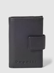 Kartenetui mit Label-Details Modell 'Secure Deluxe' von bugatti Schwarz - 39