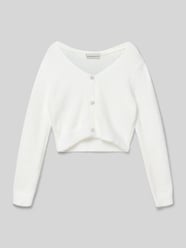 Cropped Strickjacke mit Knopfleiste von DANAMADE - 11