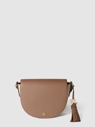 Torebka saddle z detalami z logo od Lauren Ralph Lauren Beżowy - 34